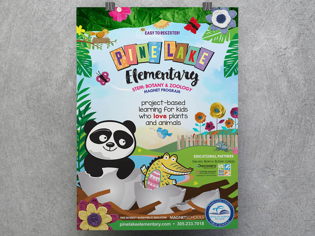 Pinelake Elementary School Print Farm Solutions Poster